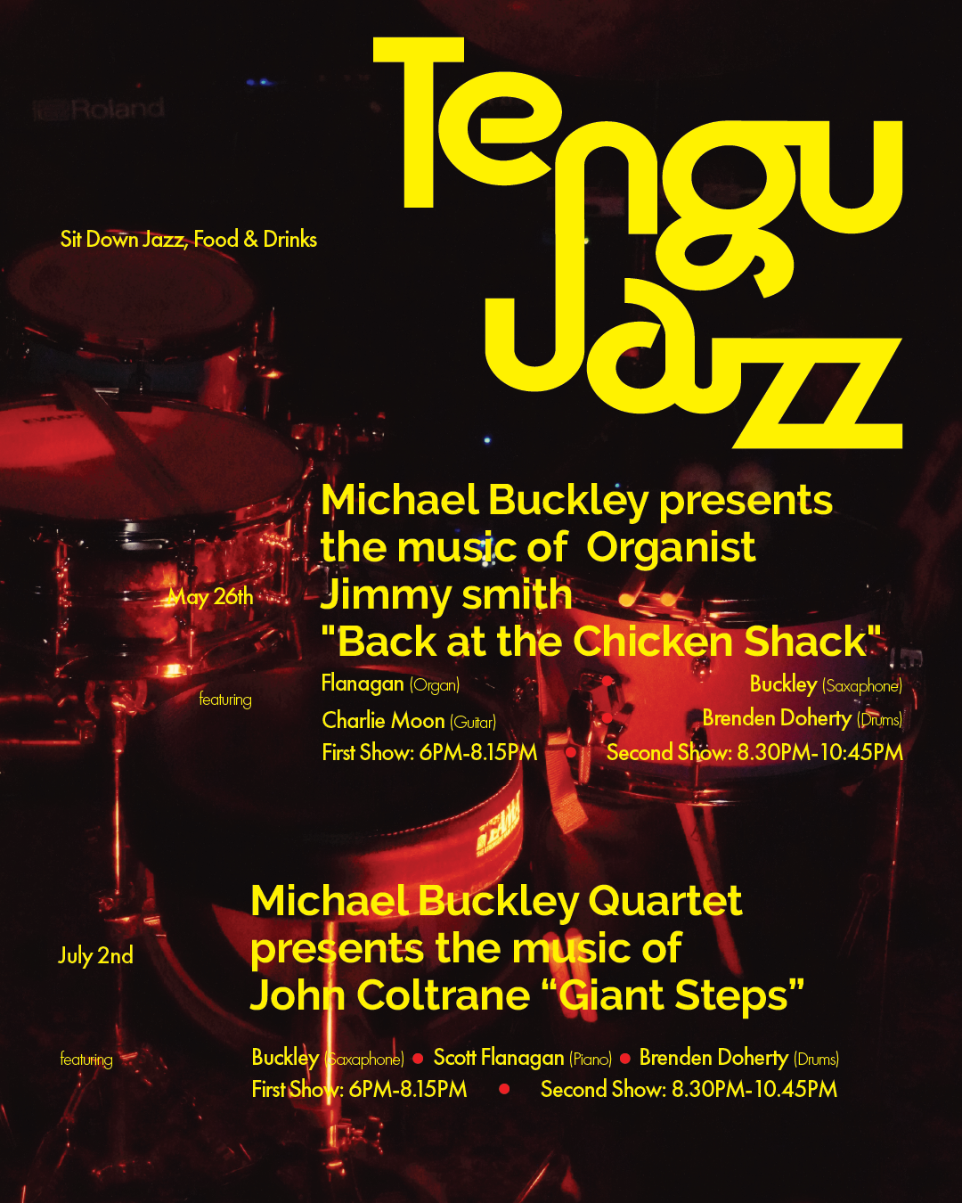 Tengu Jazz: Michael Buckley presents 'Back at the Chicken Shack' Jimmy Smith - Second Show