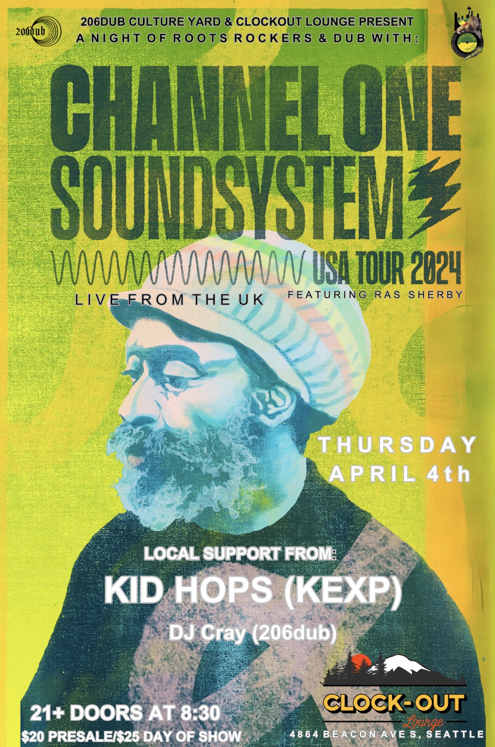 Channel One Sound System USA Tour 2024 at Clock Out Lounge, Seattle