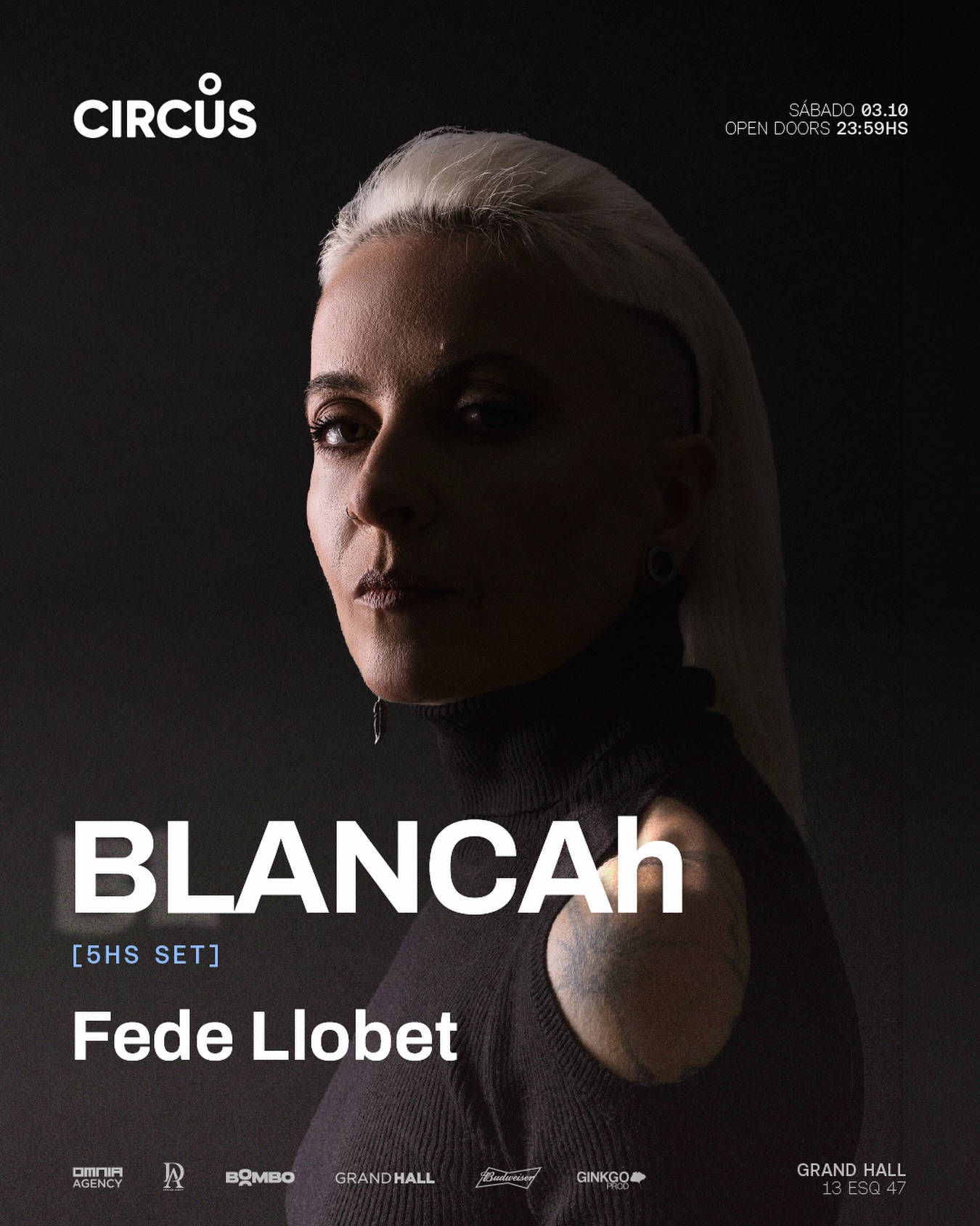 BLANCAh - Circus, Grand Hall La Plata - ALLMusicParties