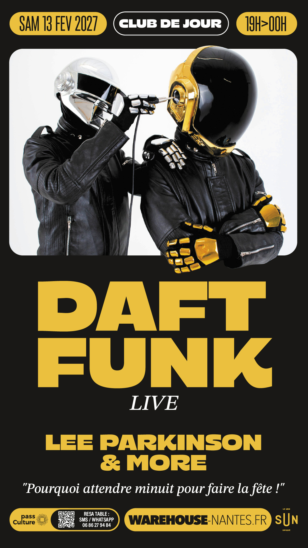 Club de Jour invite Daft Funk Live