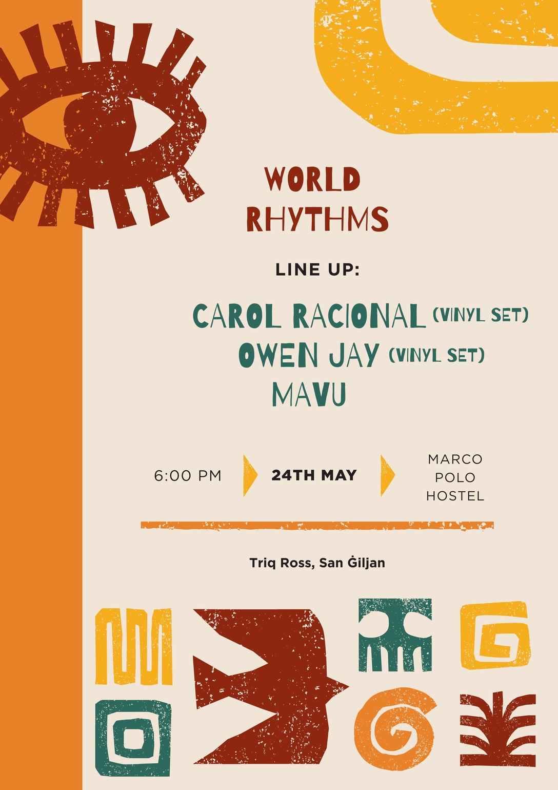 World Rhythms event in Marco Polo Rooftop, Malta, Malta