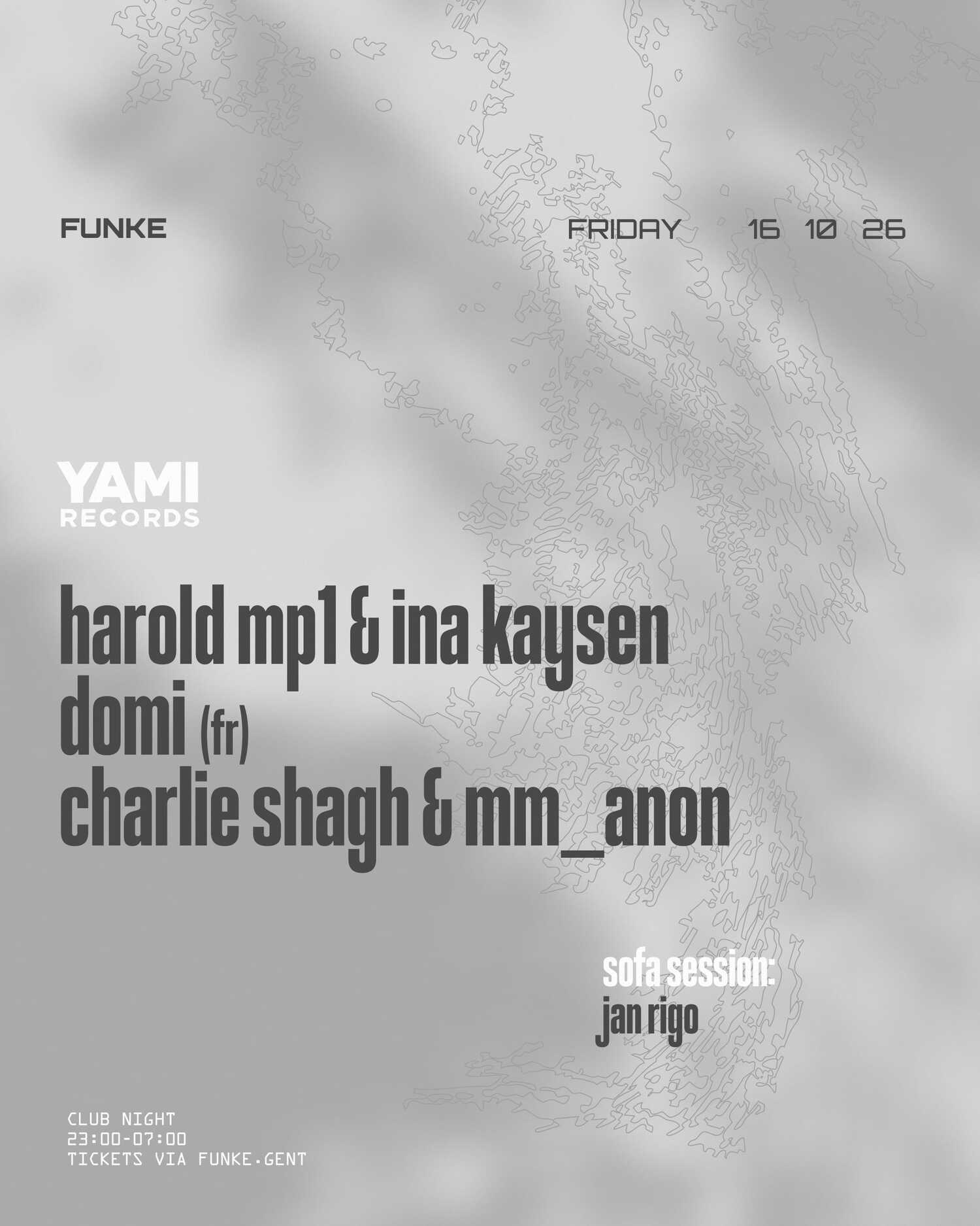 Yami Records: Domi, Ina Kaysen & Harold mp1, Charlie Shagh & mmanon