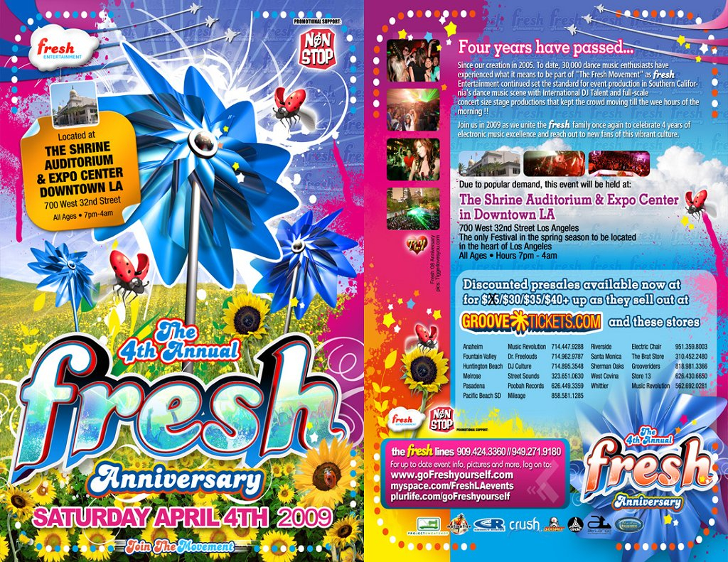 The 4th Annual Fresh Anniversary at Shrine Auditorium and Expo Hall, Los  Angeles