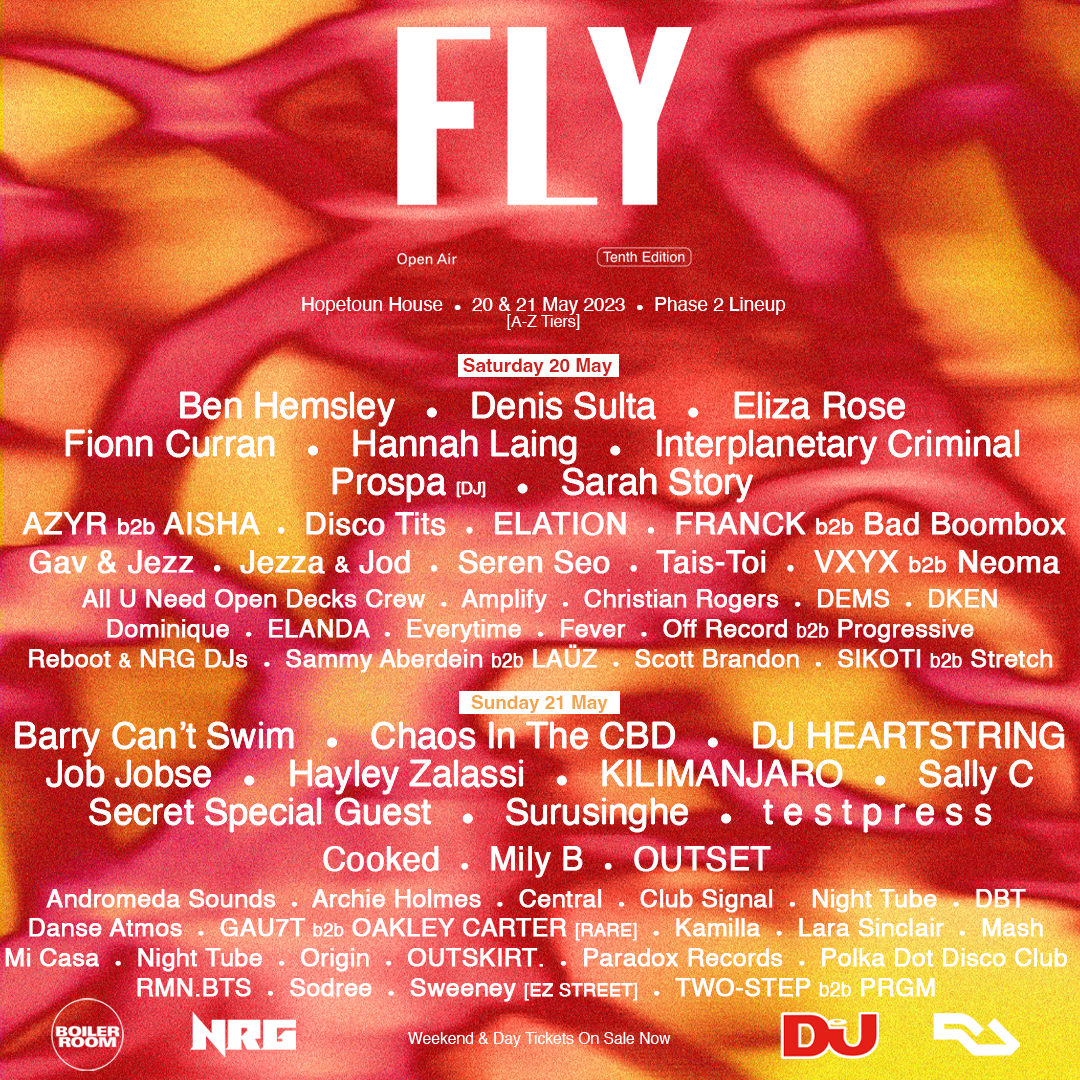 FLY Open Air Festival 2023 - Hopetoun House at Hopetoun House, Edinburgh