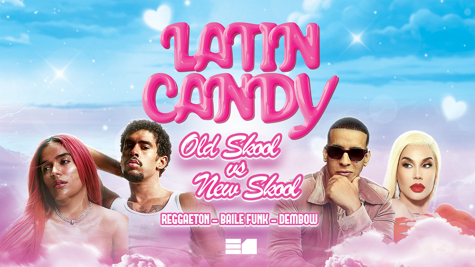 Latin Candy – Reggaeton Party – Old Skool Edition Events - E1