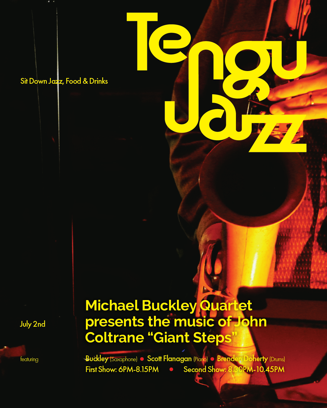 Tengu Jazz: Michael Buckley presents the music of John Coltrane 'Giant Steps' - Second Show