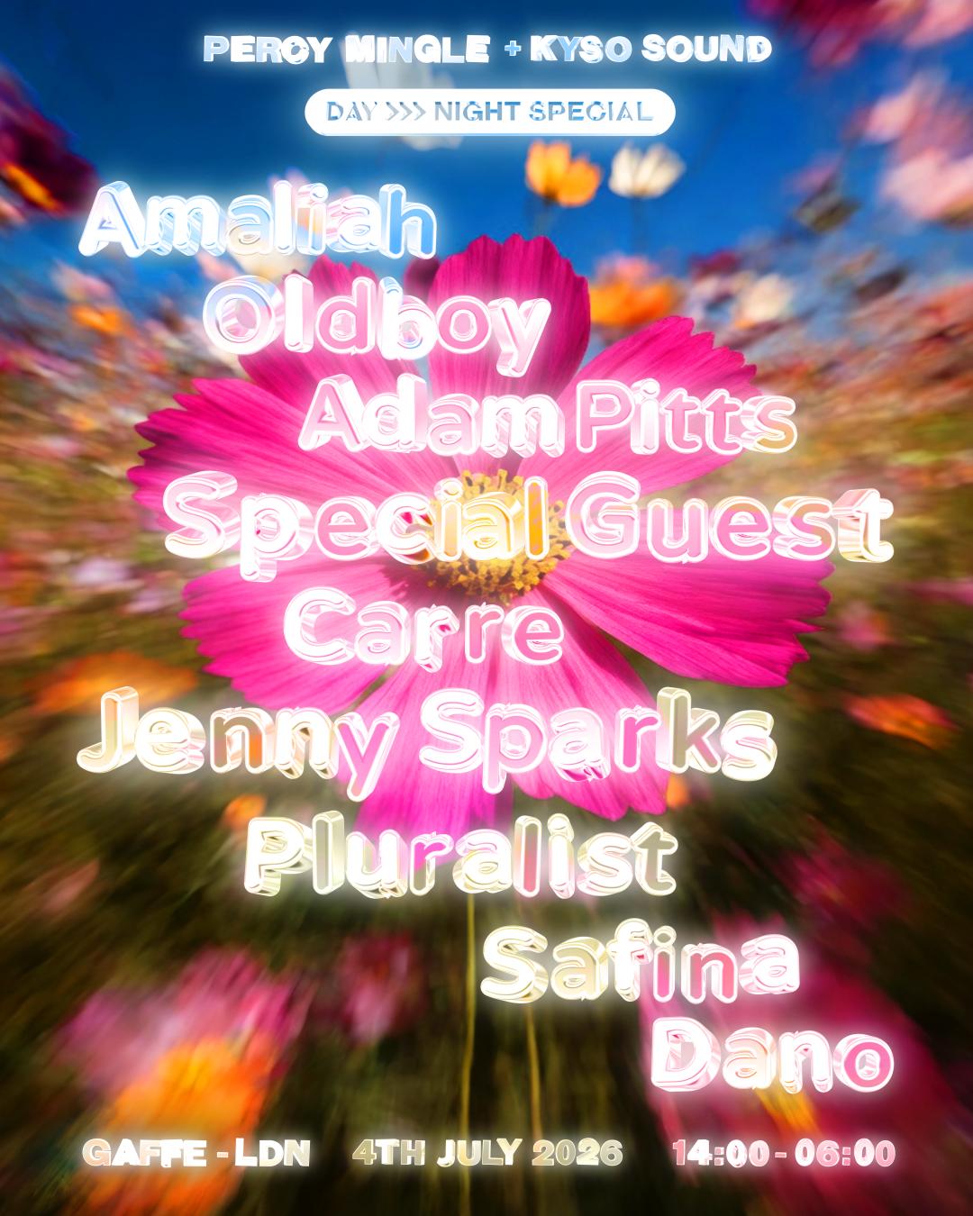 Day + Night Special - Oldboy, Adam Pits, Amaliah, Special Guest, Carré, Jenny Sparks