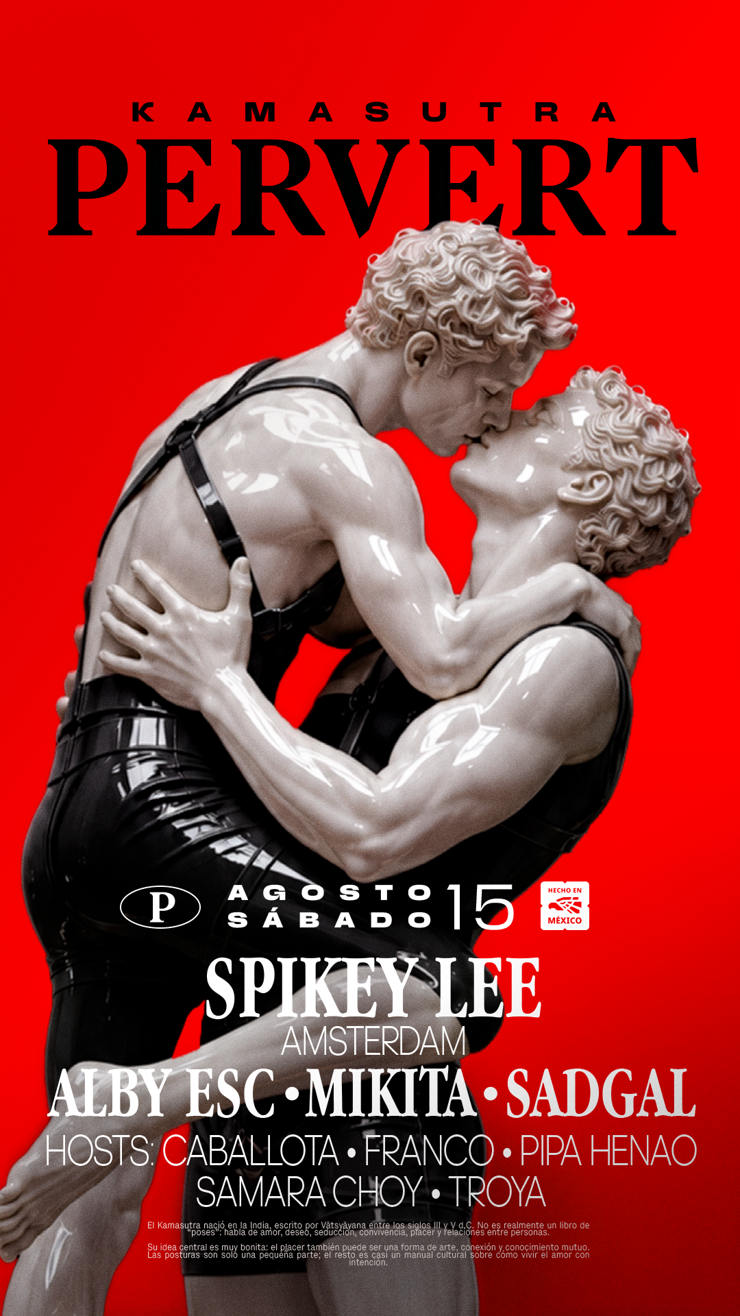 Flyer de PervertMX: Kamasutra