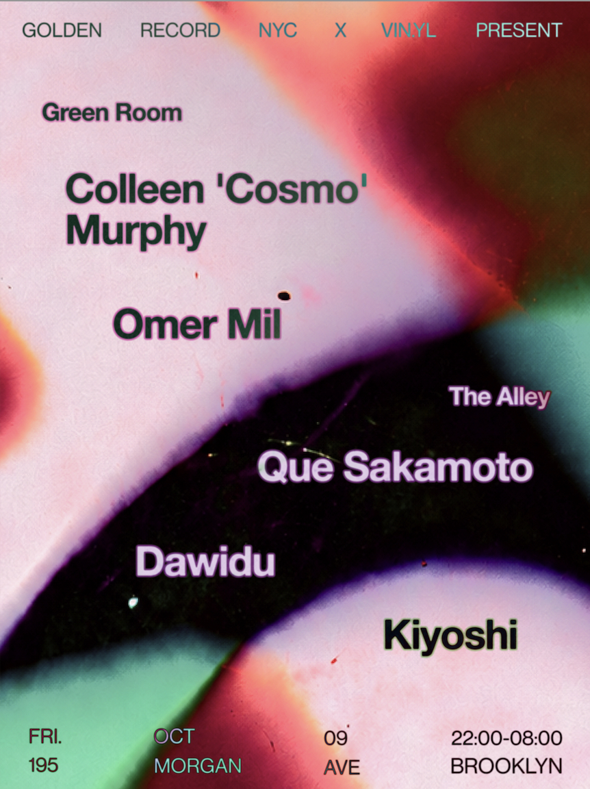 Golden Record NYC and Vin.yl present Colleen 'Cosmo' Murphy & Que Sakamoto