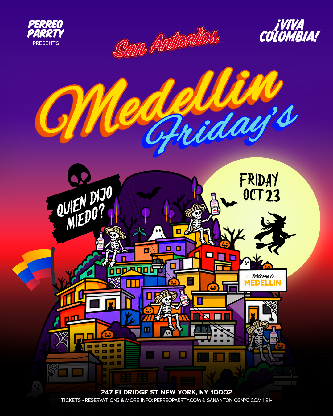 Medellin Fridays Halloween - Colombian Reggaeton Party Bar