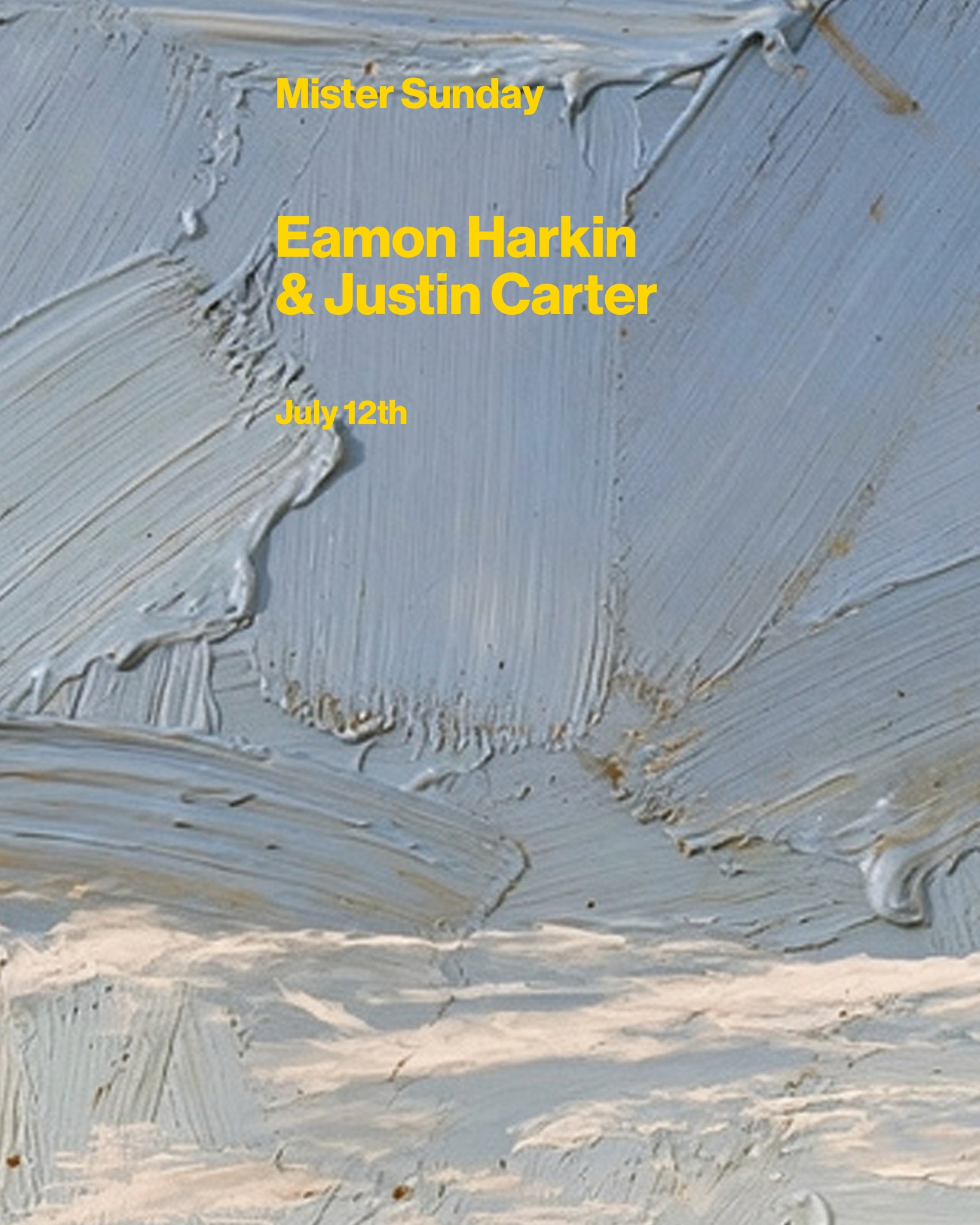 Mister Sunday: Eamon Harkin and Justin Carter