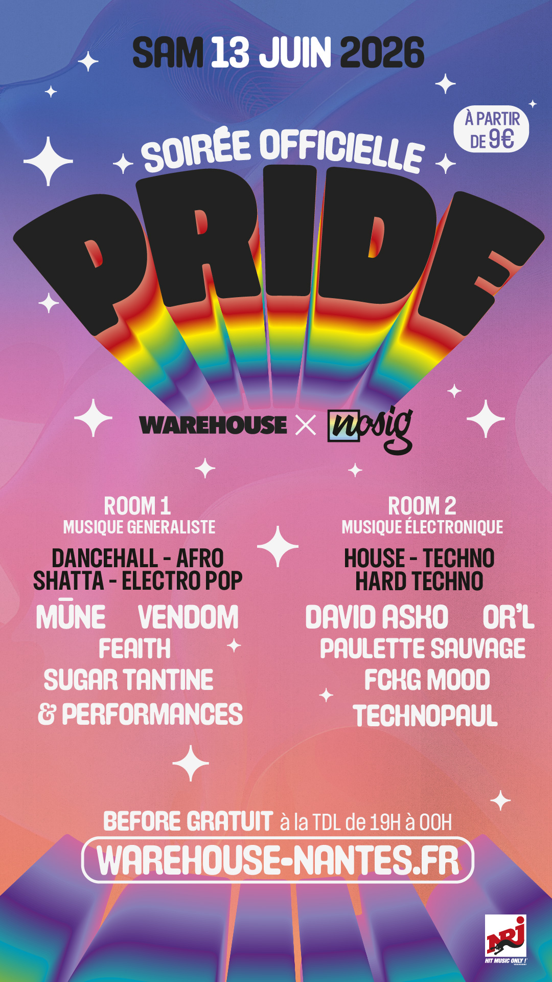 PRIDE 2026 - La soirée officielle à Nantes