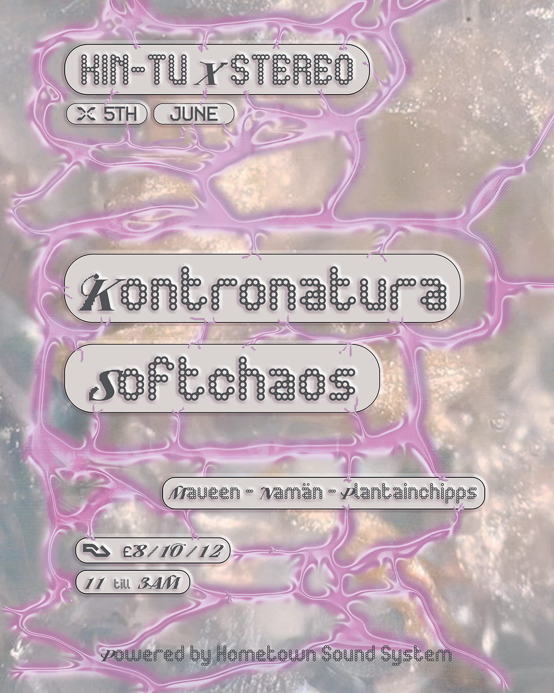 KIN-TU x Stereo: Kontronatura & softchaos at Stereo