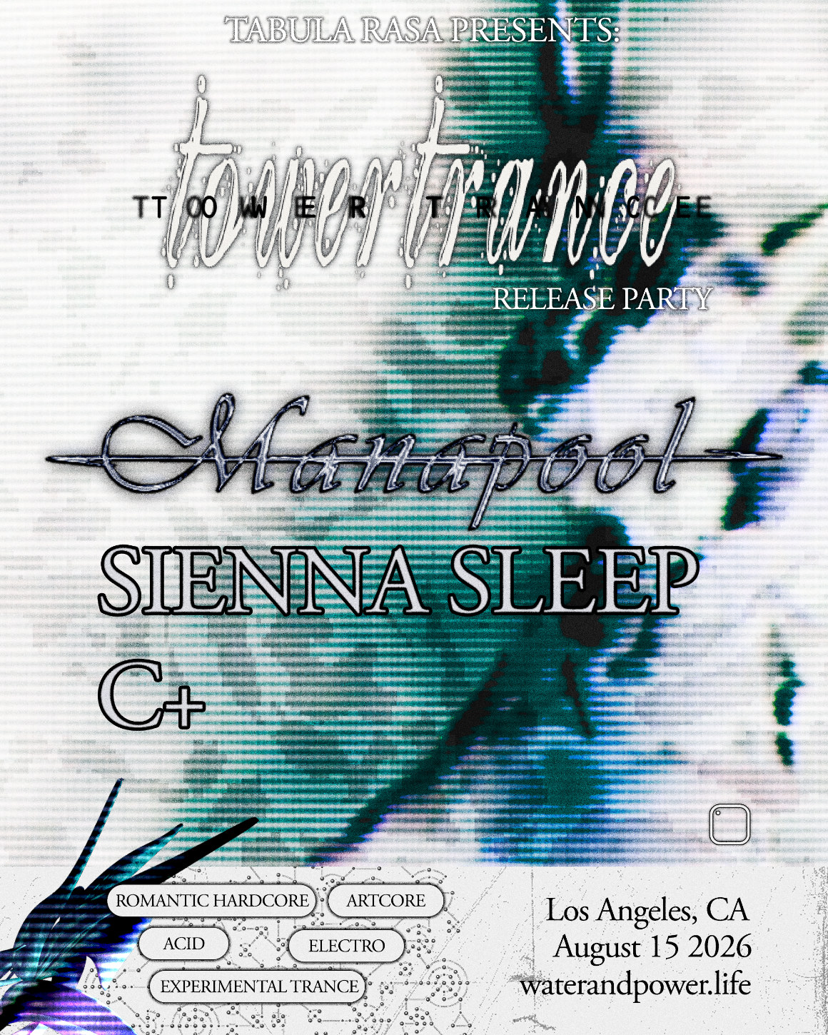 TR x W&P: MANAPOOL Tower Trance Release Party LA