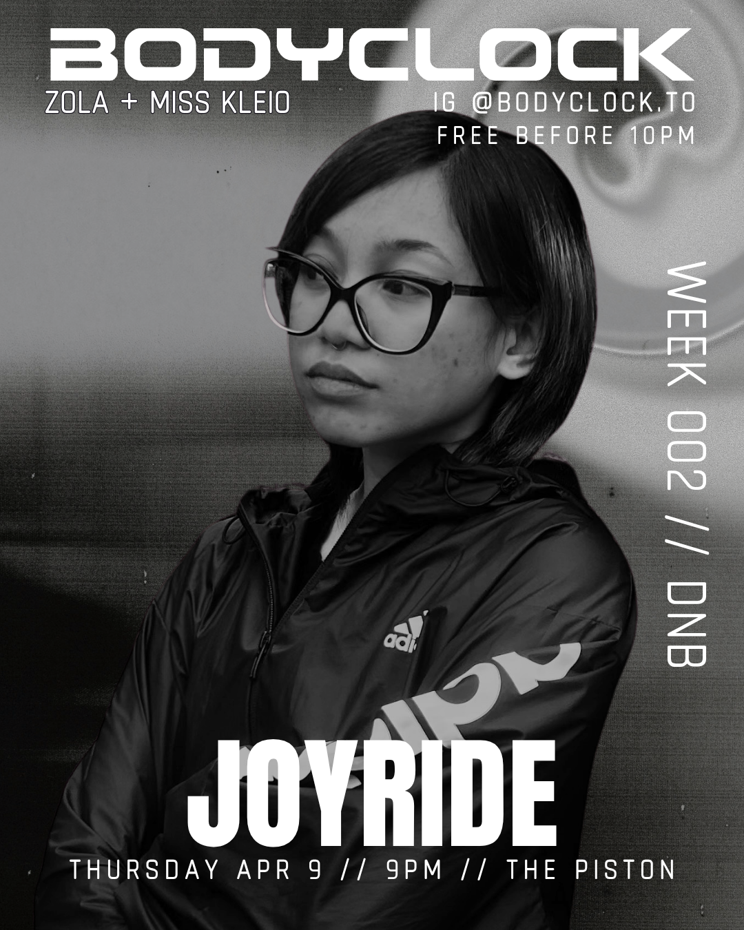 BODYCLOCK DNB - Joyride + Residents