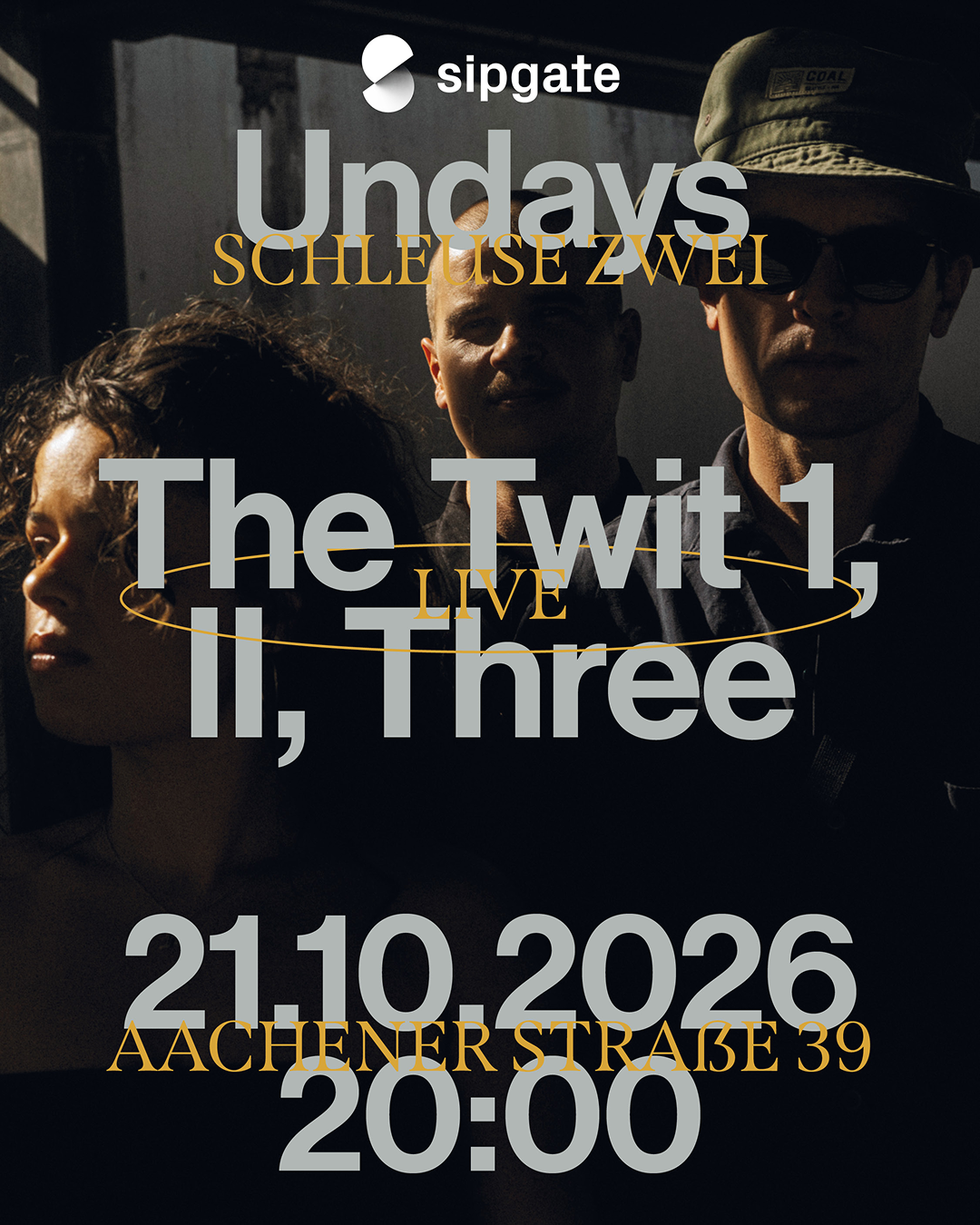 sipgate Undays with The Twit 1, II, Three – live