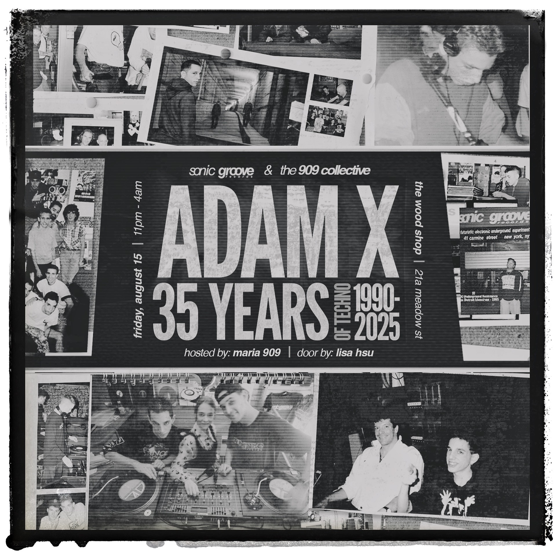 ADAM X 35 Years of TECHNO 1990 - 2025 at The Woodshop, New York City