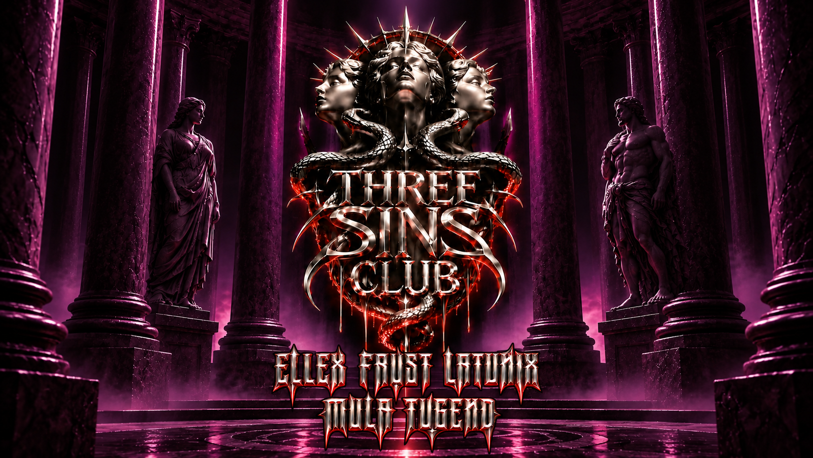 THREE SINS CLUB - HARDTECHNO & SCHRANZ IM STOLLEN134