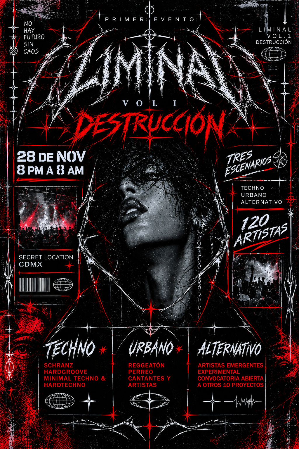 Flyer de Liminal: Destruccion