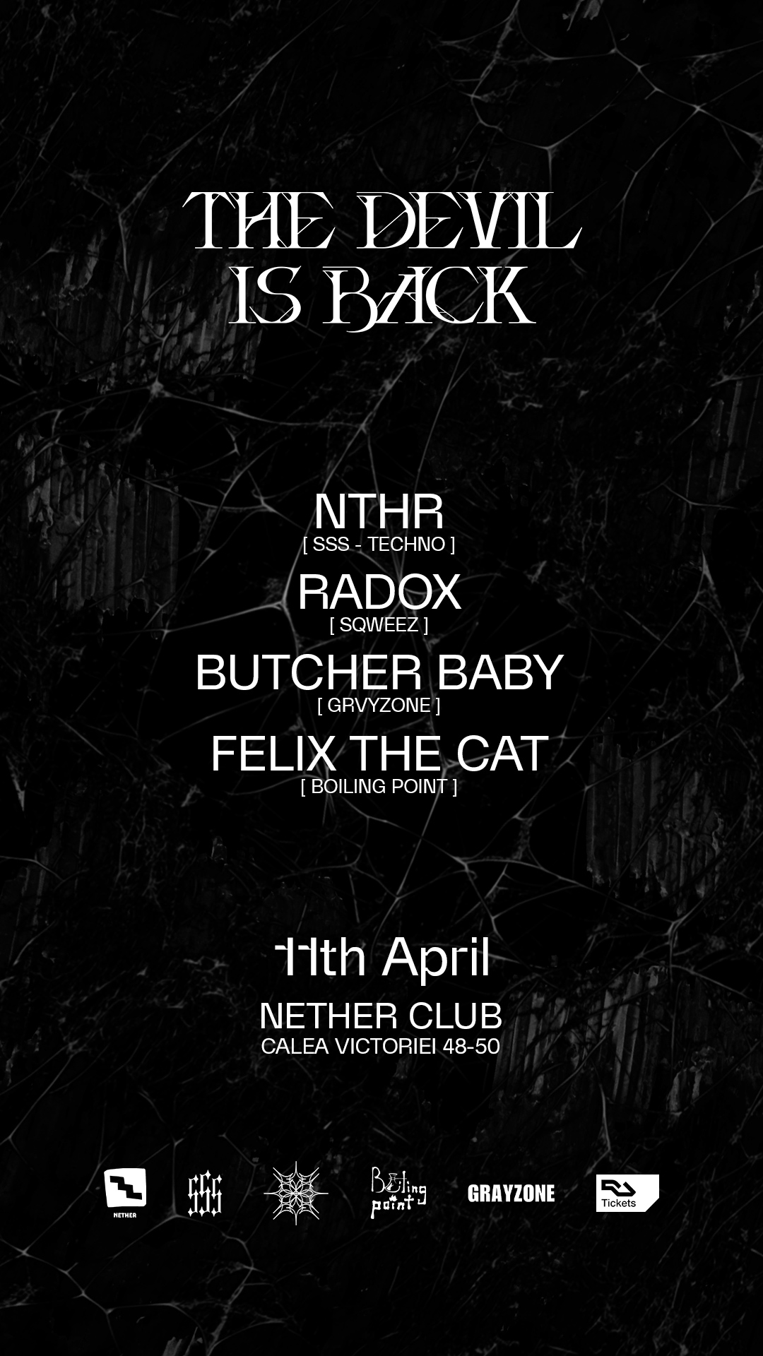 THE DEVIL IS BACK w/ NTHR, Radox, BUTCHER BABY, Felix the Cat
