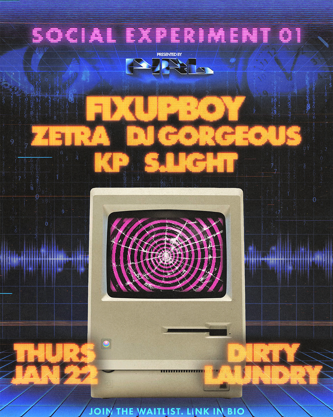SOCIALEXPERIMENT01 at Dirty Laundry, Los Angeles