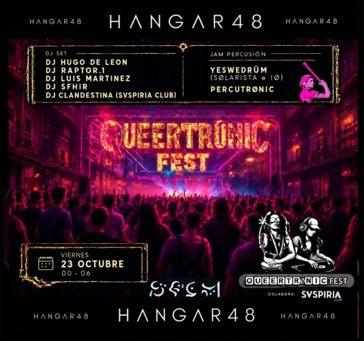 QUEERTRØNIC FEST at Hangar48 Club