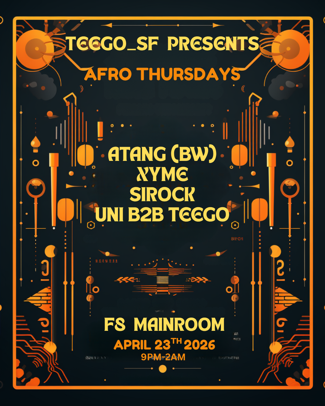Teego presents Afro Thursdays