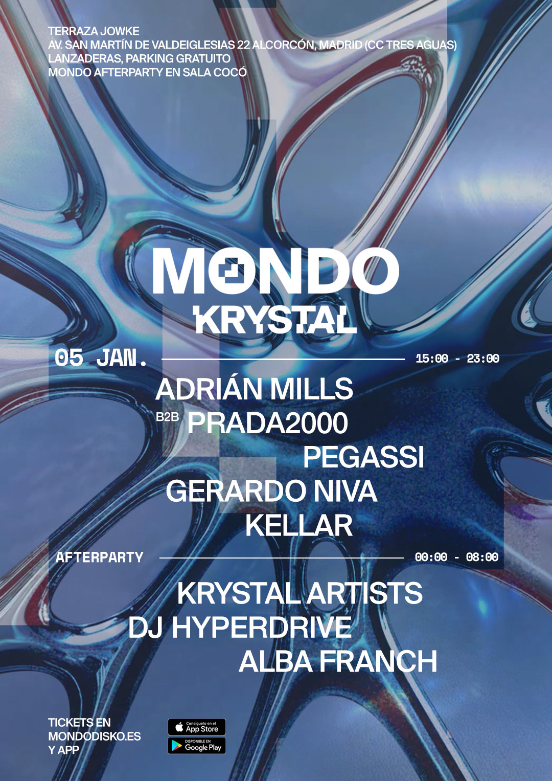 Mondo KRYSTAL #4: Adrián Mills B2B PRADA2000 / Pegassi / Gerardo