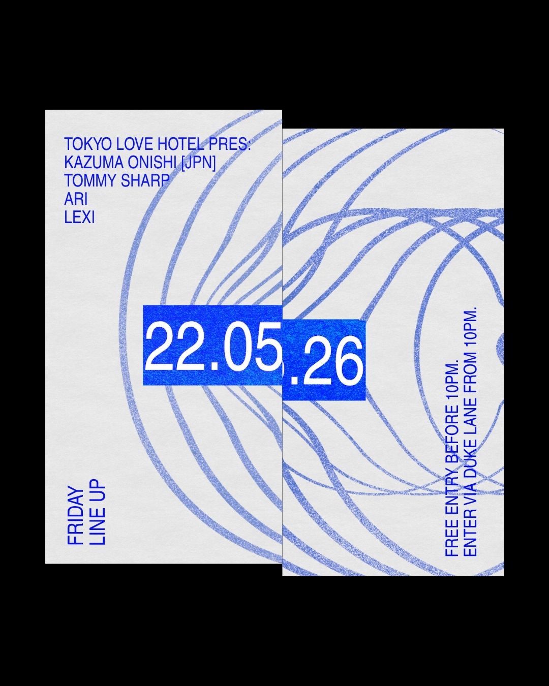 TOKYO LOVE HOTEL PRES. KAZUMI ONISHI [JPN], Tommy Sharp, ARI, LEXI