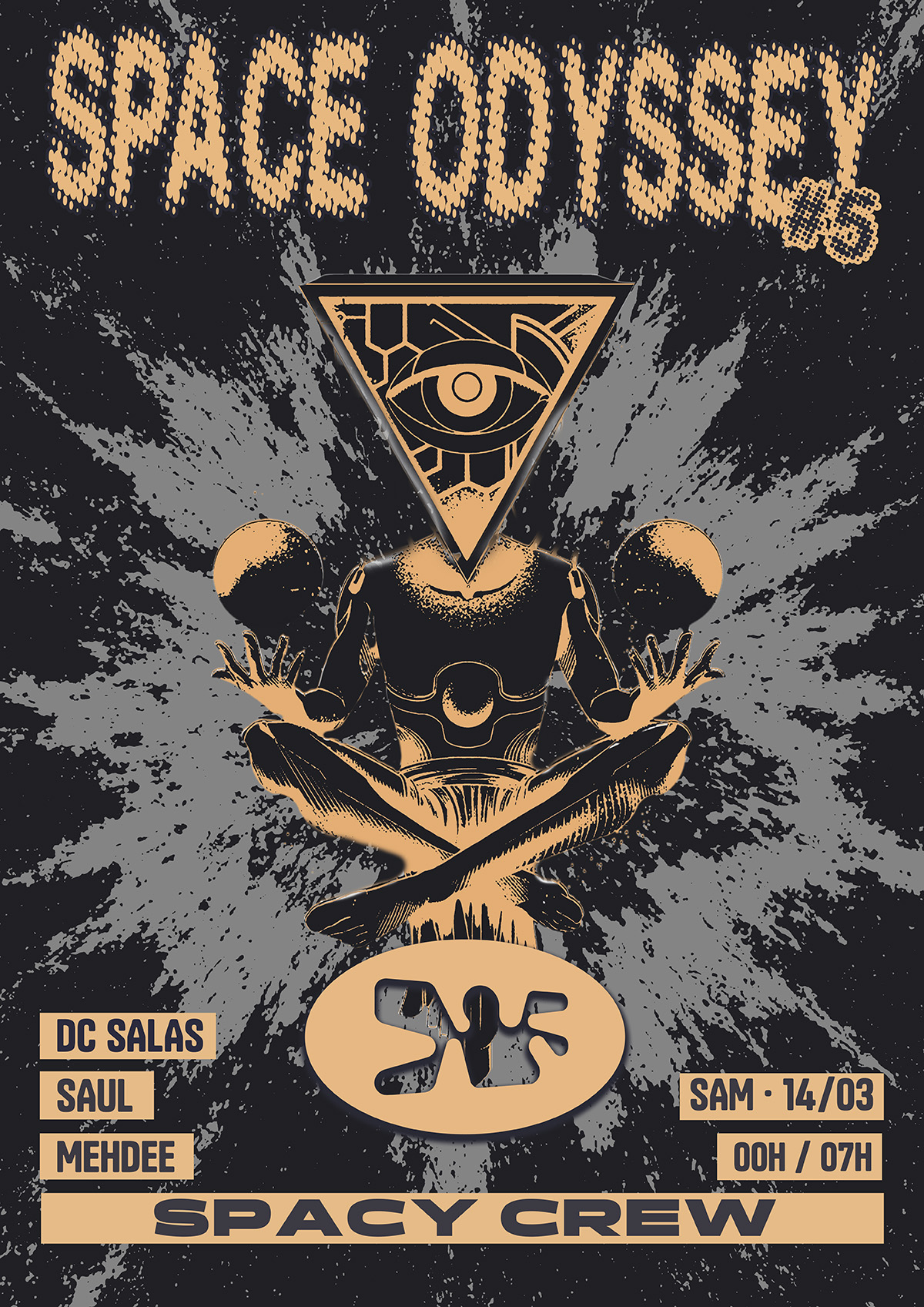 Space Odyssey #5: DC Salas • Saul • Mehdee