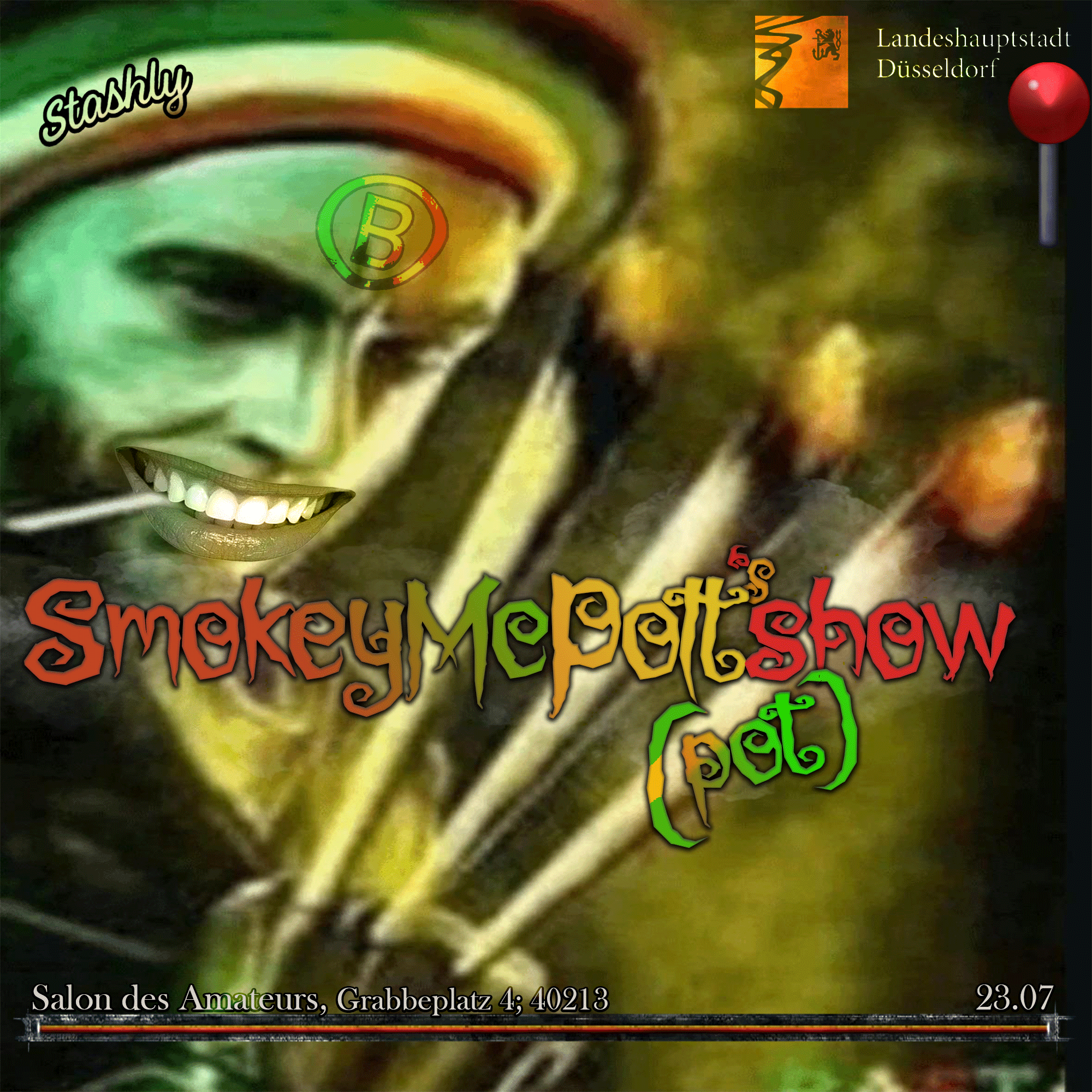 SmokeyMcPott's Pot Show / Hosted by @theBasedCorps & Curated by @Stashly.online — Salon des Amateurs, Düsseldorf