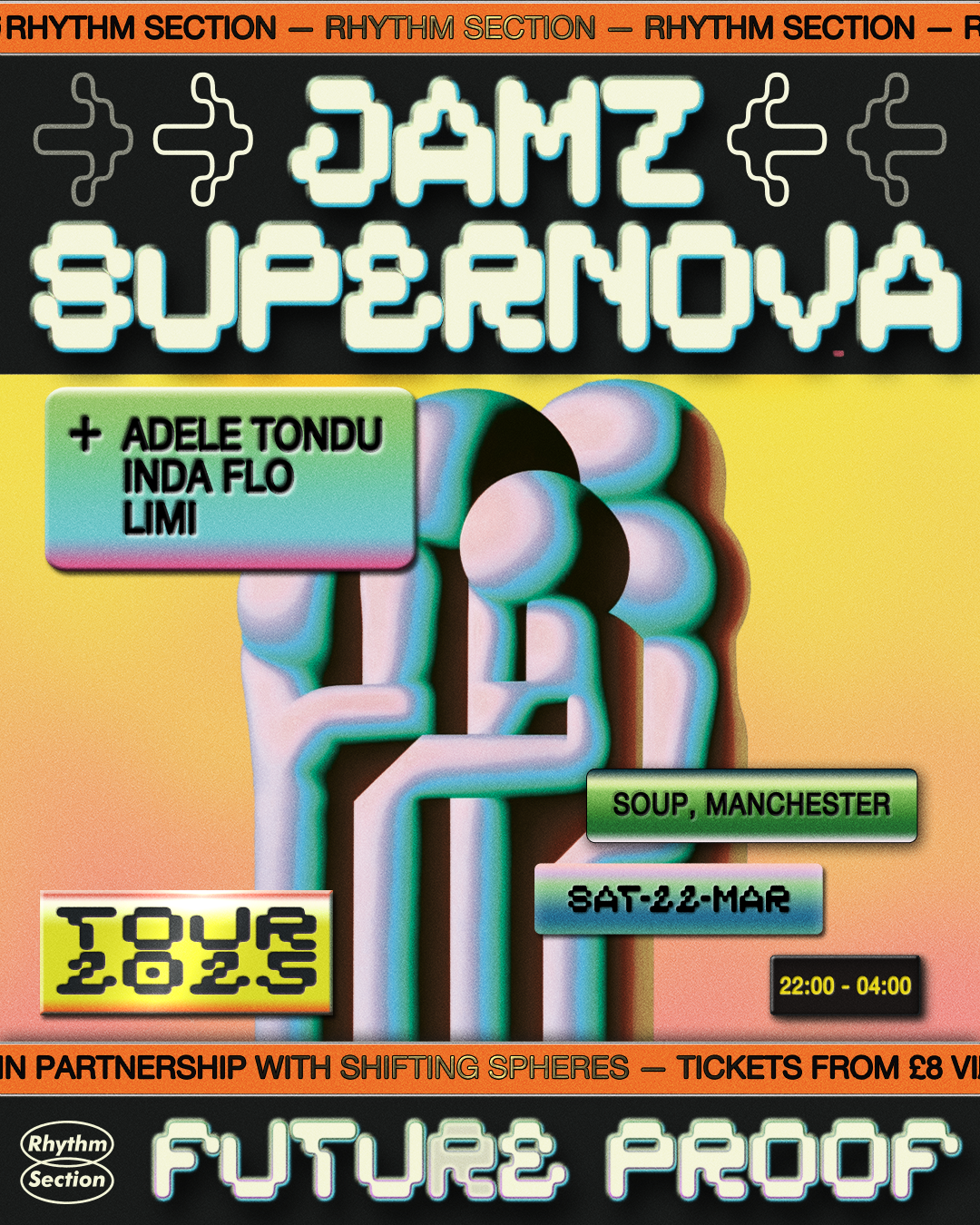 Rhythm Section Future Proof: Jamz Supernova, Adele Tondu, inda Flo
