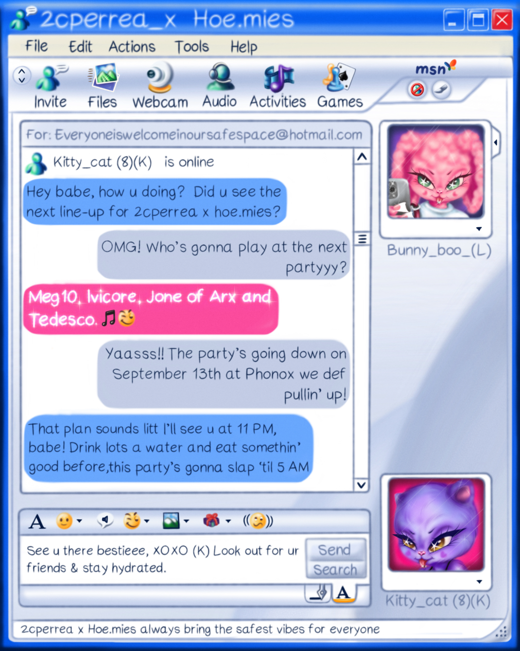 2CPERREA x HOE_MIES: Meg10, TEDESCO, Jone of Arx, Ivicore 