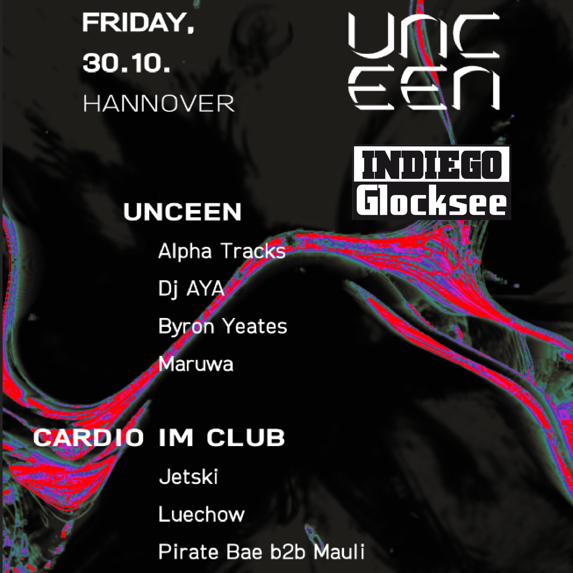 unceen x Cardio im Club with Maruwa, DJ AYA, Byron Yeates & Alpha Tracks