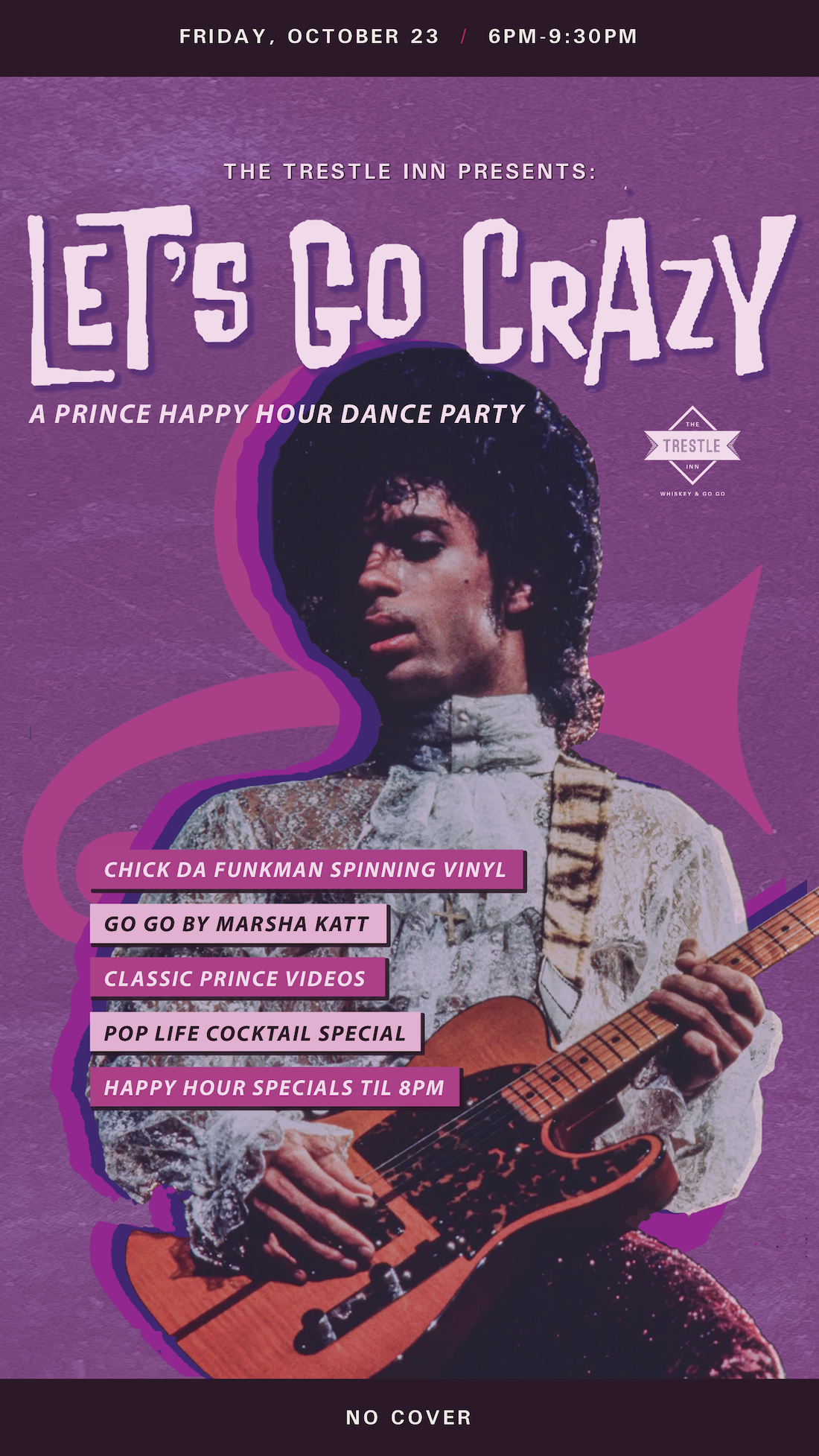Let's Go Crazy - A Prince Happy Hour Dance Party