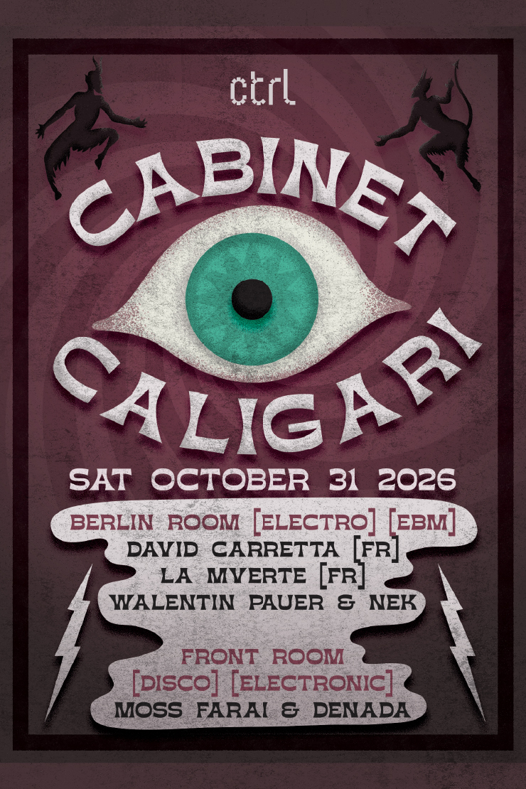 Cabinet Caligari: David Carretta, La Mverte, Walentin Pauer & Nek, Moss Farai & DeNada