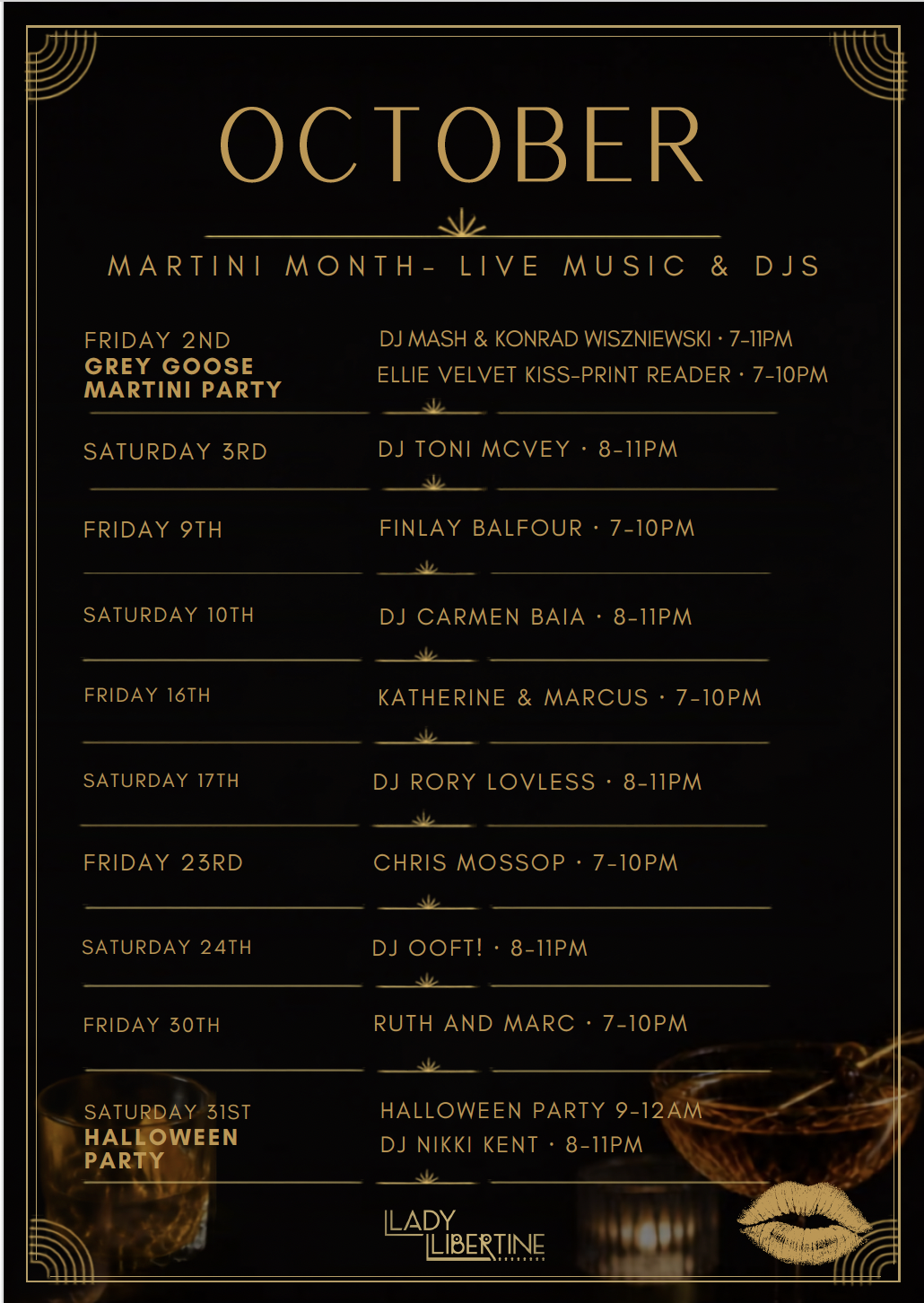 DJ Mash & Konrad Wiszniewski at Lady Libertine, Edinburgh