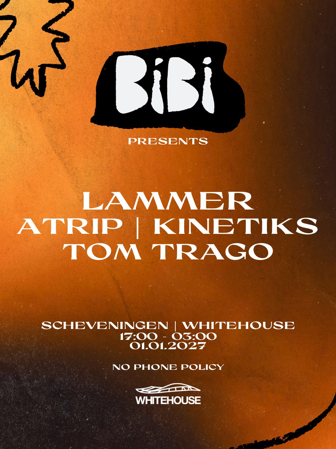 BiBi presents: LAMMER, ATRIP, Tom Trago (Scheveningen) in The Hague, Netherlands