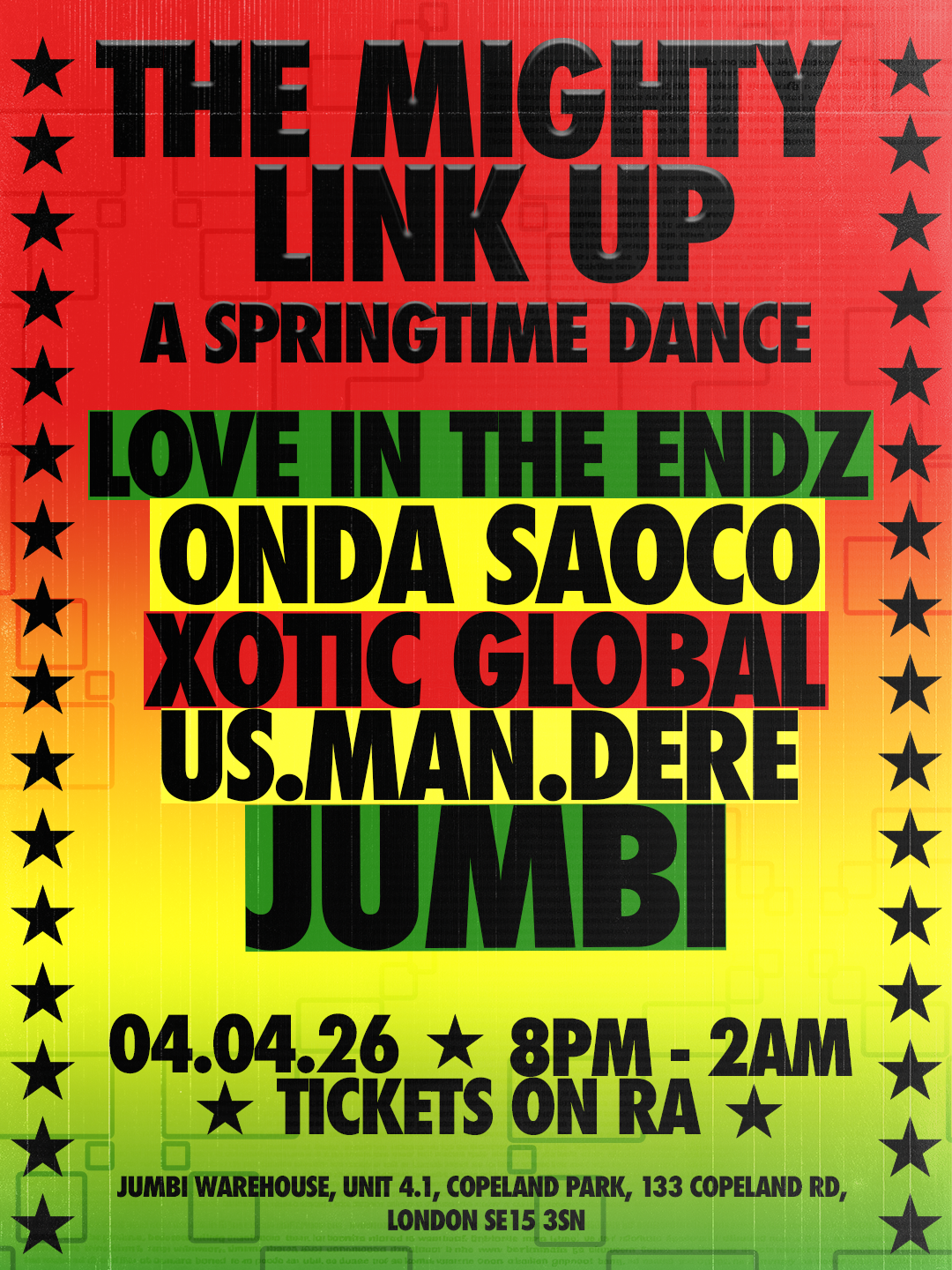 Jumbi: The Mighty Link Up (Bank Holiday Weekend)