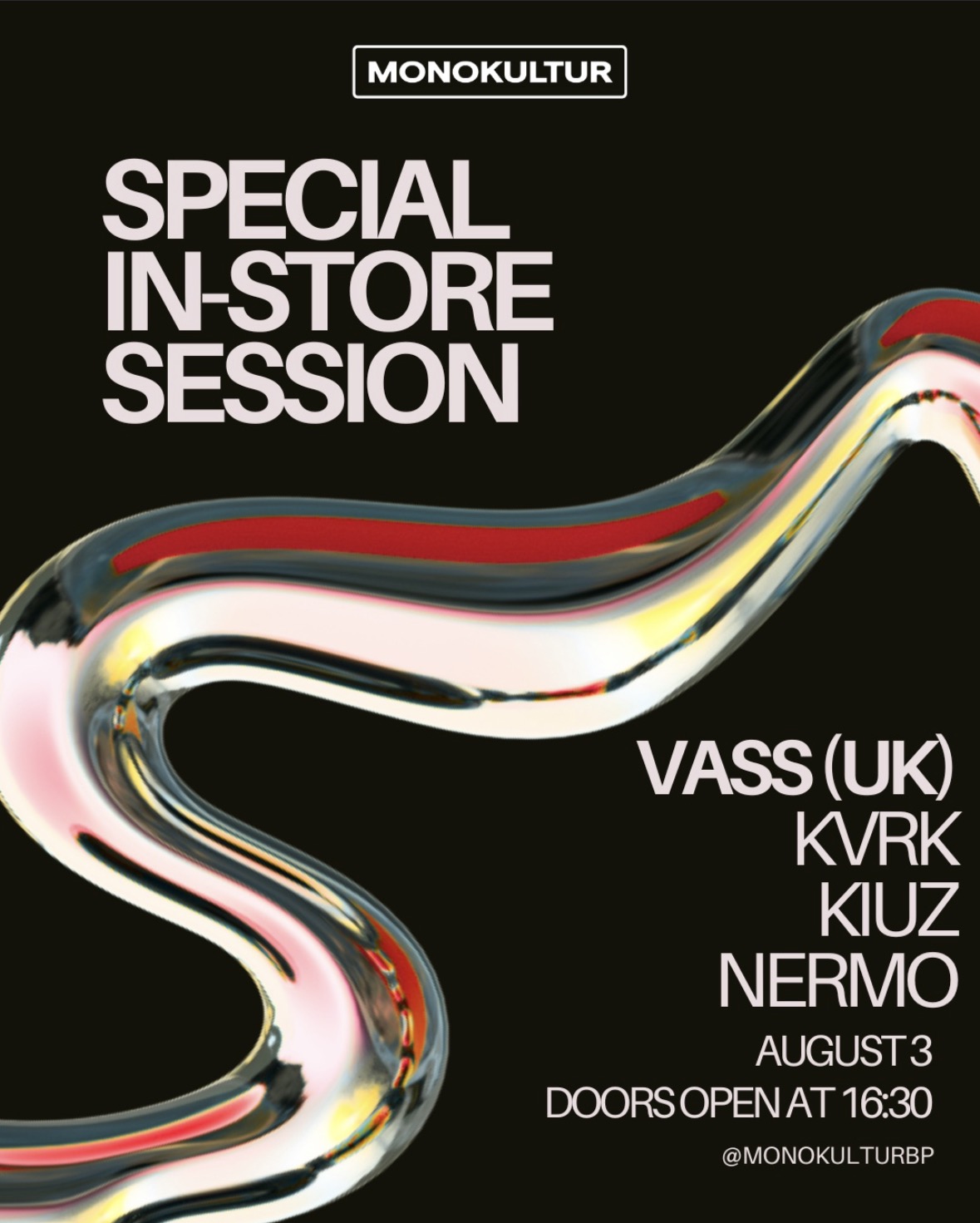 Special Instore Session with Vass (UK)