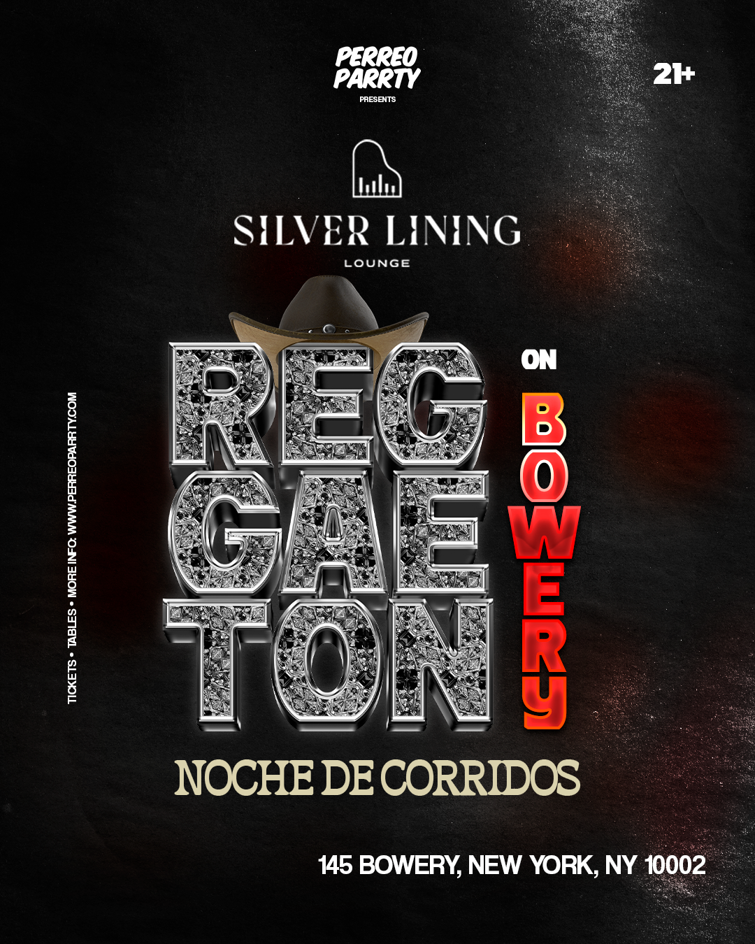 REGGAETON on Bowery - NOCHE DE CORRIDOS Party NYC