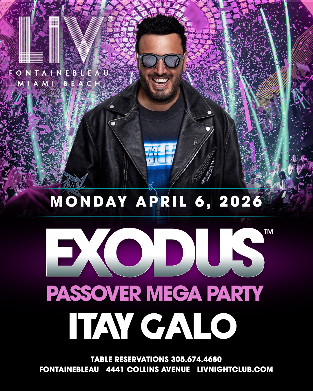 Itay Galo: Exodus Passover Mega Party