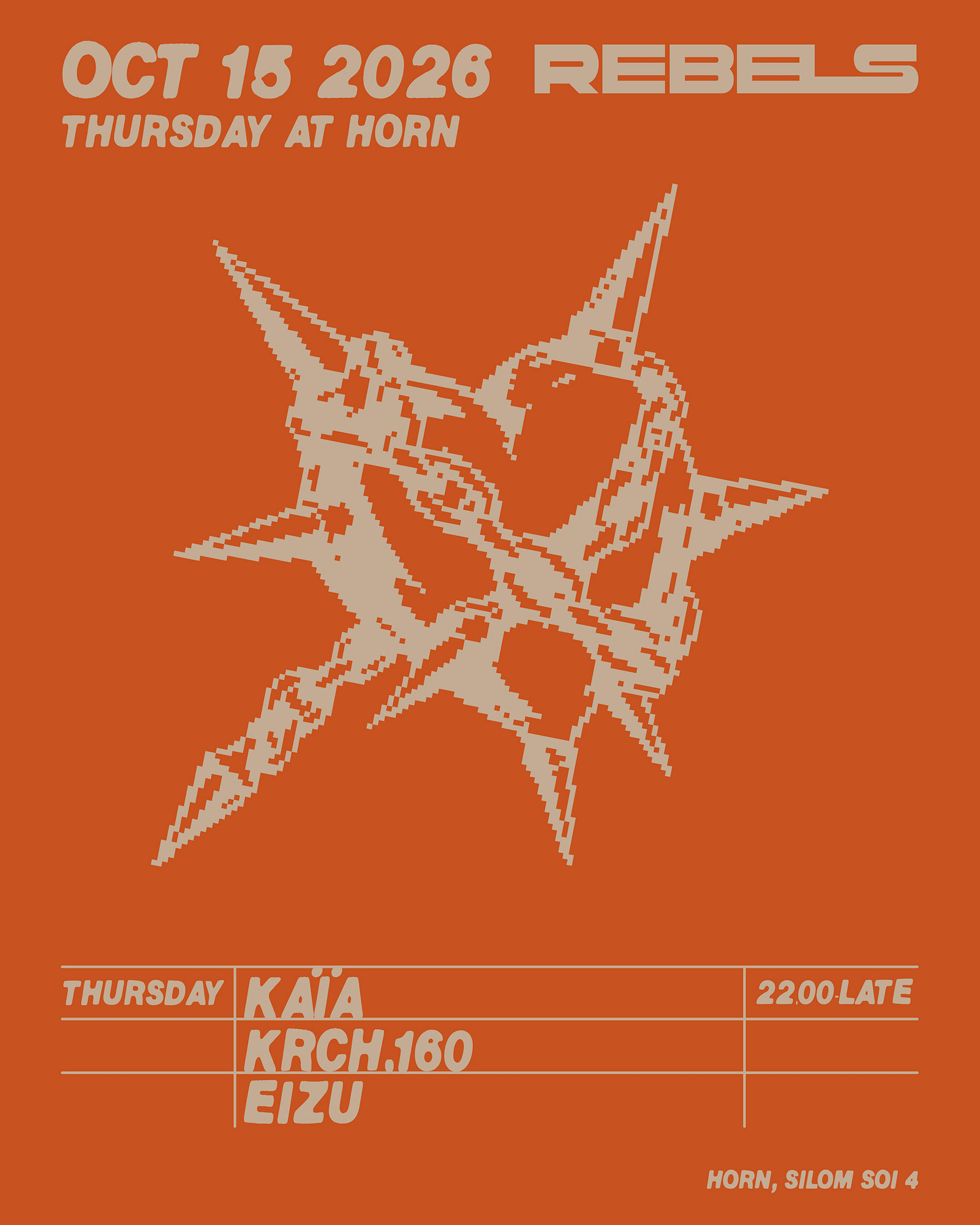REBELS with Krch.160 / kaïa / Eizu