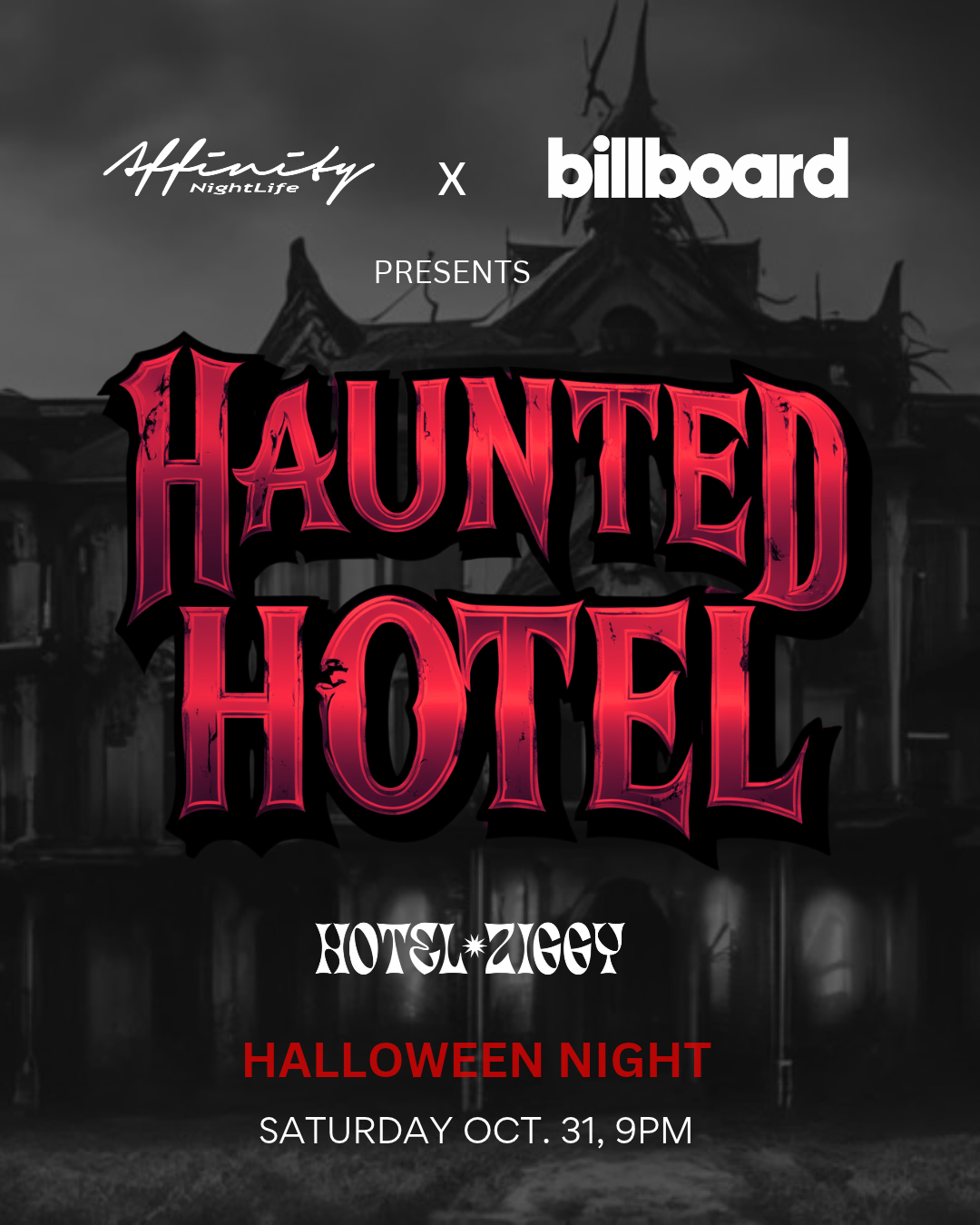 Billboard's Red Carpet Halloween Costume Ball at Hotel Ziggy