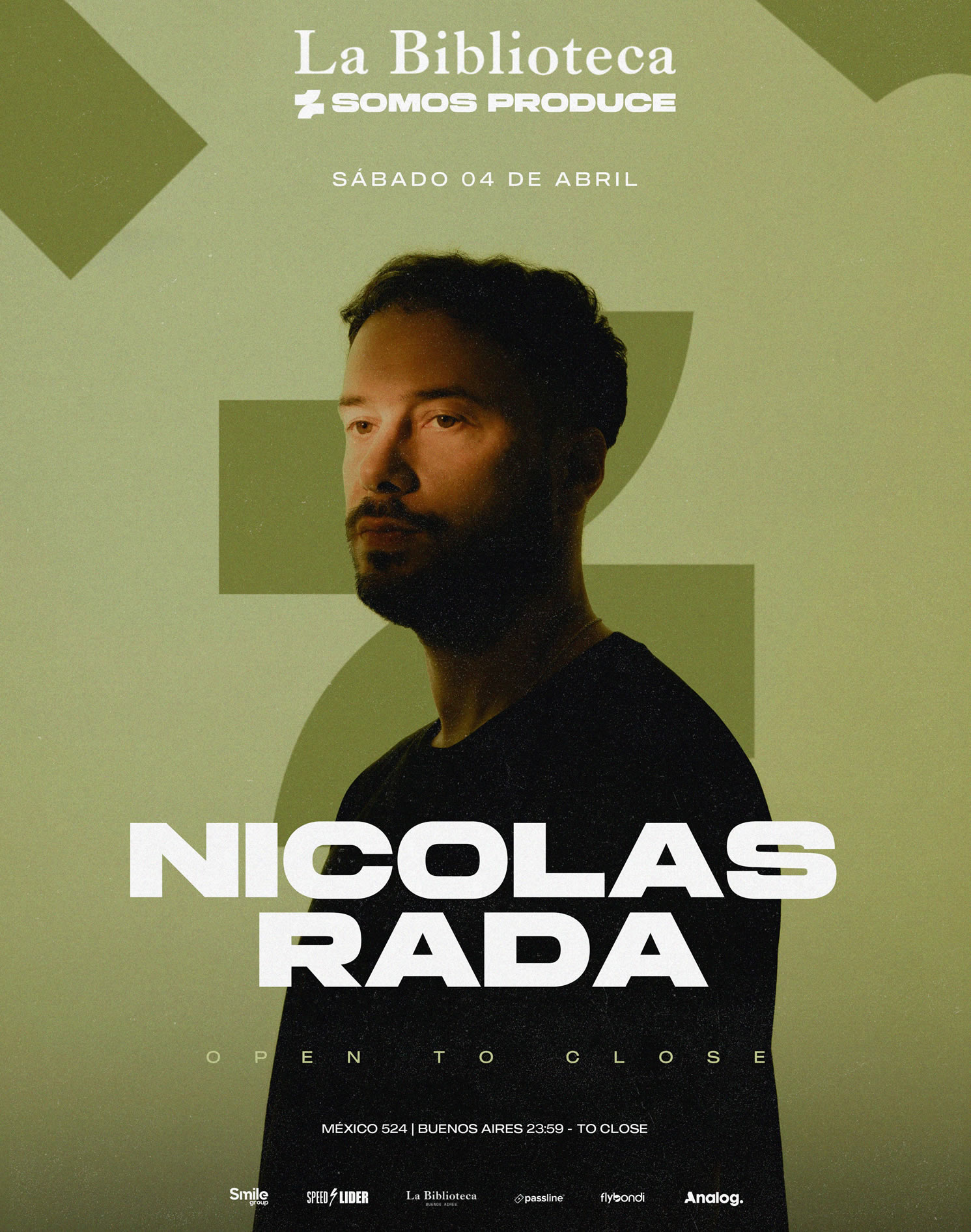 NICOLA RADA [OPEN TO CLOSE]- by SOMOS PRODUCE, LA BIBLIOTECA