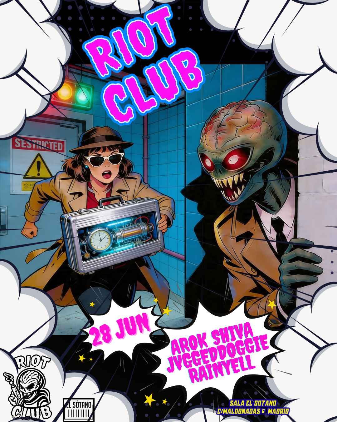 RIOT CLUB: JvggedDoggie, Arok Shiva, Rainyell