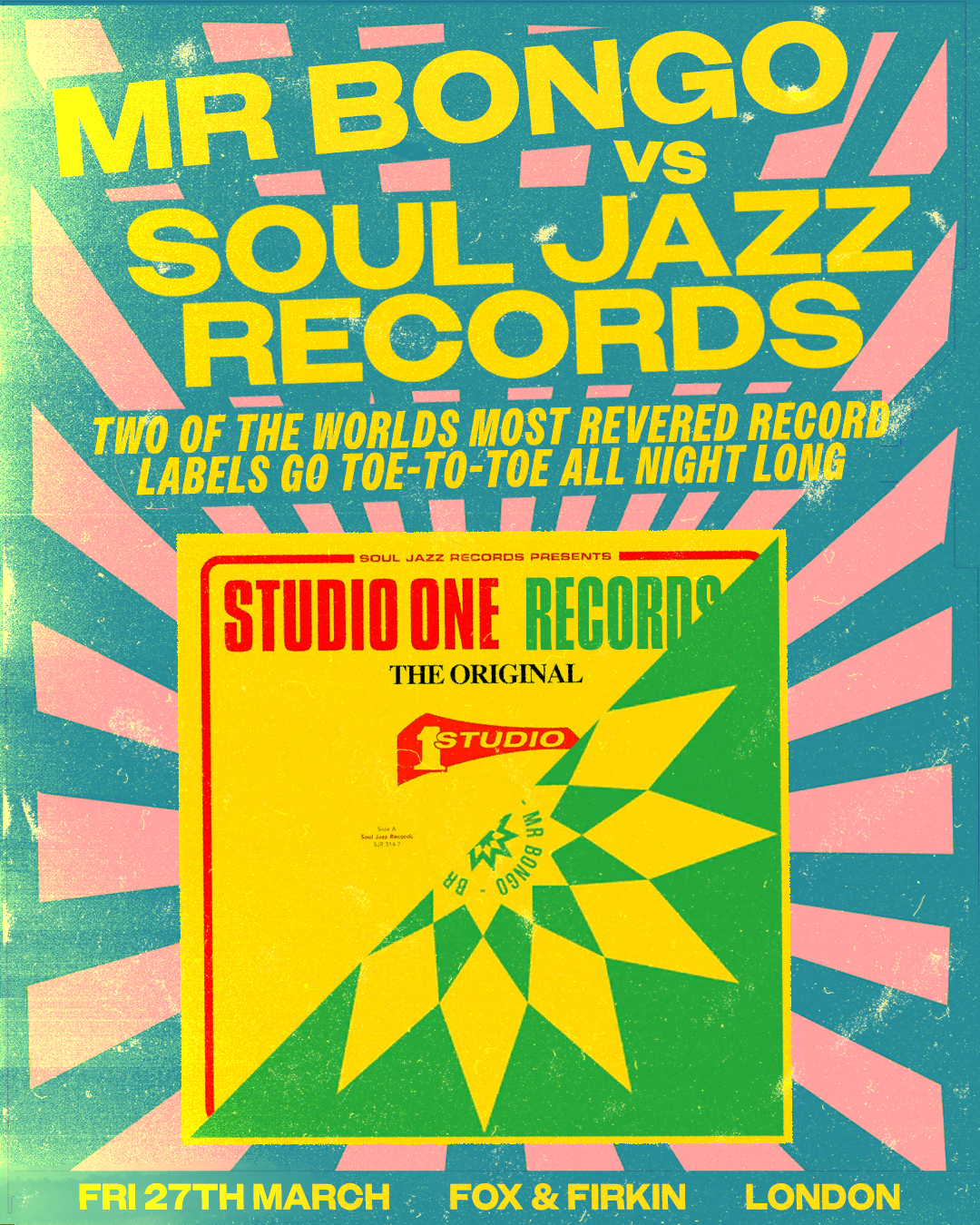 Mr Bongo VS Soul Jazz Records (All Night Long)