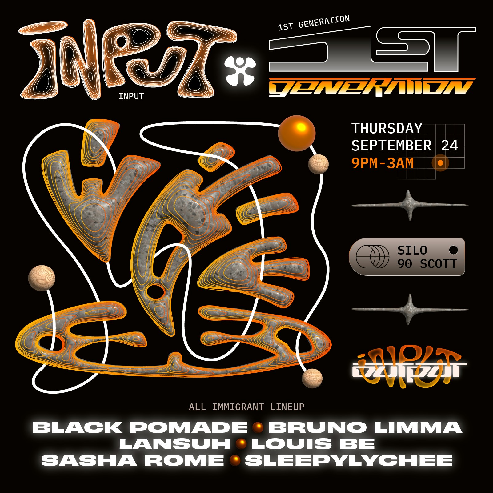 Input X 1st Generation (Main Room Event, Free with RSVP) - SILO