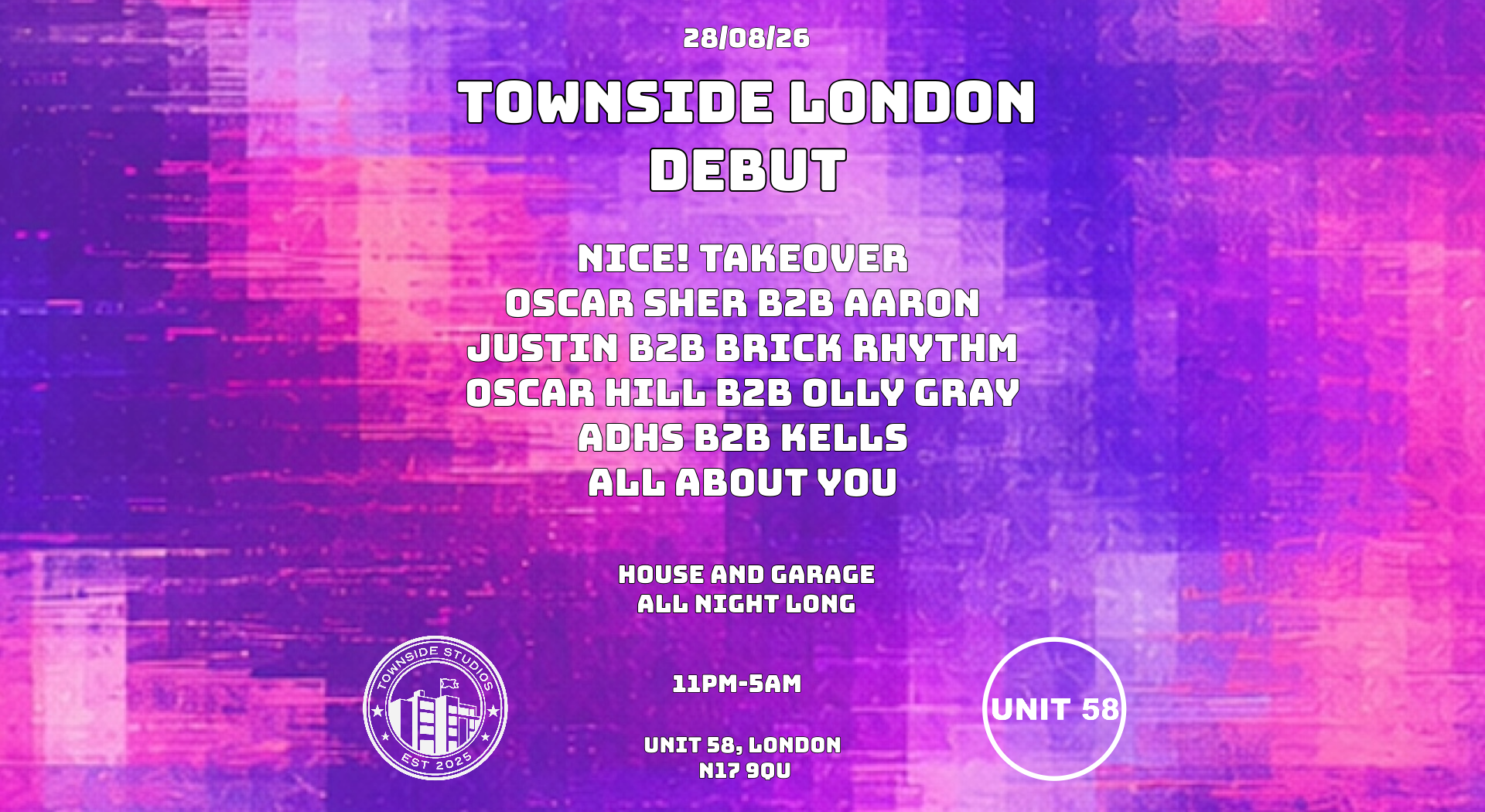 Townside Studios LONDON DEBUT