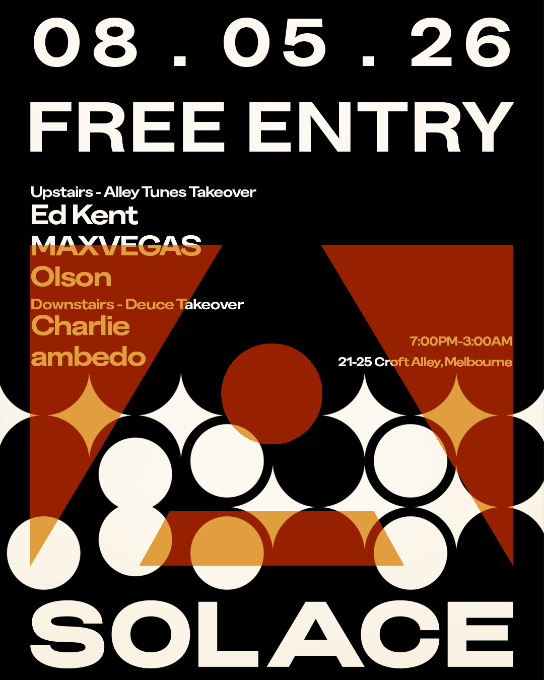 Solace x Alley Tunes x Deuce - Free Entry